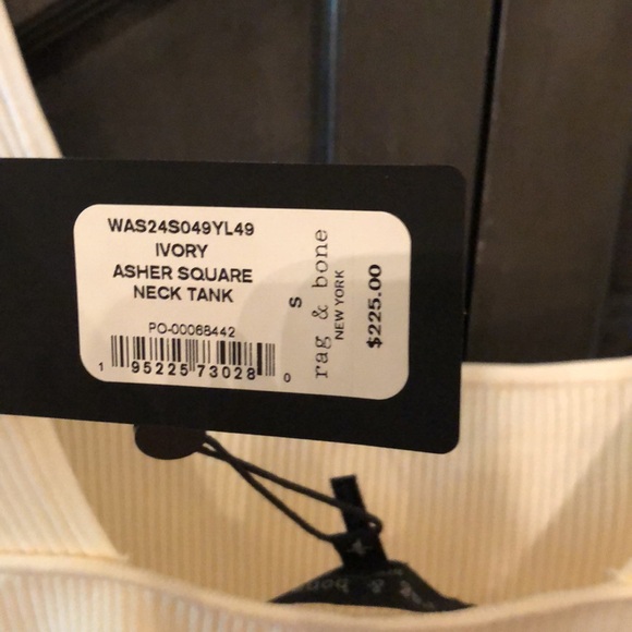 Rag and Bone Asher square neck tank NWT - Picture 2 of 5